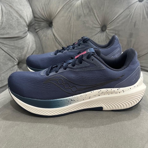 Saucony Shoes - Saucony Echelon 10 Running Shoes Navy Quartz Women Size 9W Athletic Sneakers
